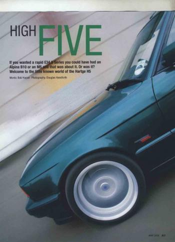 Editorial - E34 H5 Hartge - BMWCar 'High Five' - May 2005