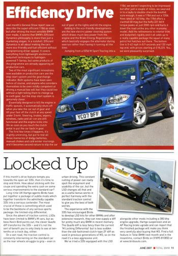 Editorial - Total BMW 'Locked up' - E92 335i - June 2006