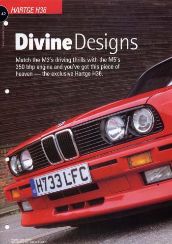 Editorial - E30 H36 Hartge - TotalBMW 'Divine Designs' - March 2003