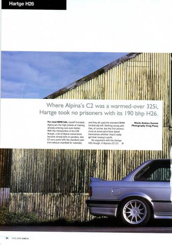 Editorial - E30 H26 Hartge - TotalBMW 'Hartge of the matter' - May 2004