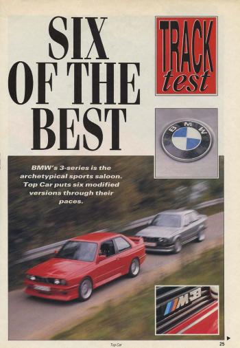 Editorial - E30 Hartge - Top Car 'Six of the best' - Jan 1990