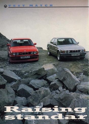 Editorial - E34 535i Hartge - FastLane 'RaisingTheStandard' - March 1989