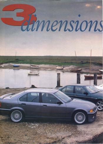 Editorial - E36 325 2.8 - PerformanceCar '3Dimensions'  - Oct 1992