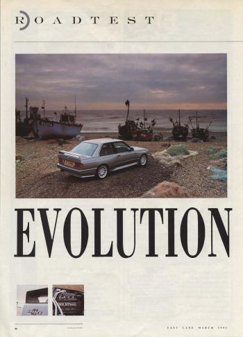 Editorial - E30 M3 Hartge - Fastlane 'Evolutionary leap' - March 1991