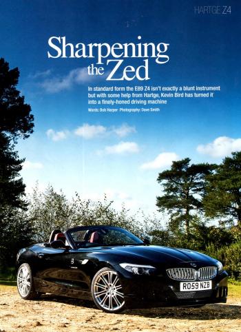 Editorial - BMWCar 'Sharpening the Zed' - E89 Z4 35is - Dec 2012
