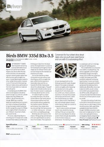 Editorial - EVO magazine - F30 335dx upgrades and tuning - March 2016