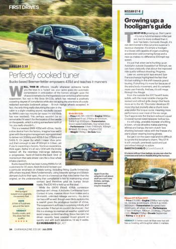 Editorial - CAR Magazine - F32 435dx - July 2016